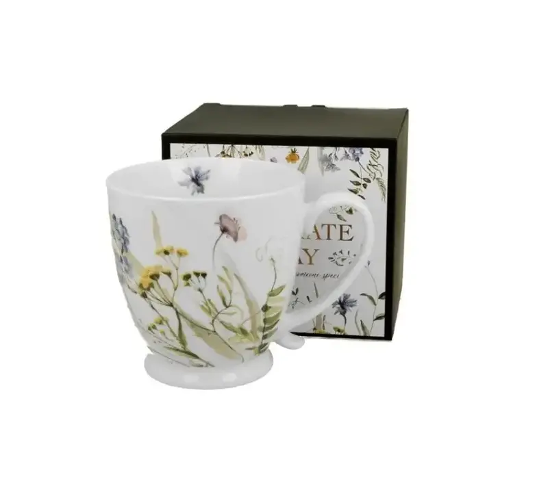 Flowers CELEBRATE TODAY, Becher mit Fuß, 480 ml, MELODY, Geschenkbox