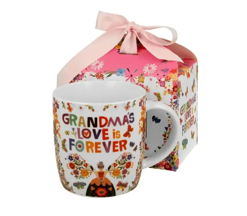 Mug 400ml, GRANDMA, ribbon giftbox