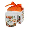 Duo Tasse 400 ml,GRANDPA, coffret cadeau avec ruban