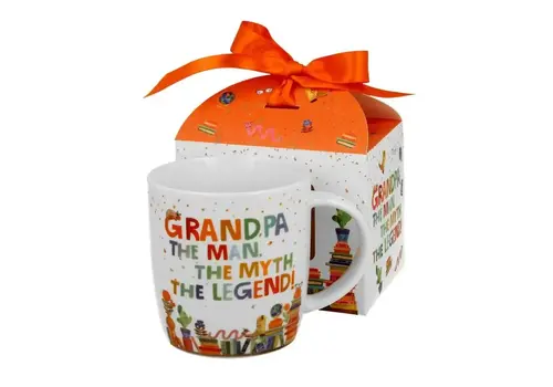 Duo Mug 400ml, GRANDPA, ribbon gift box