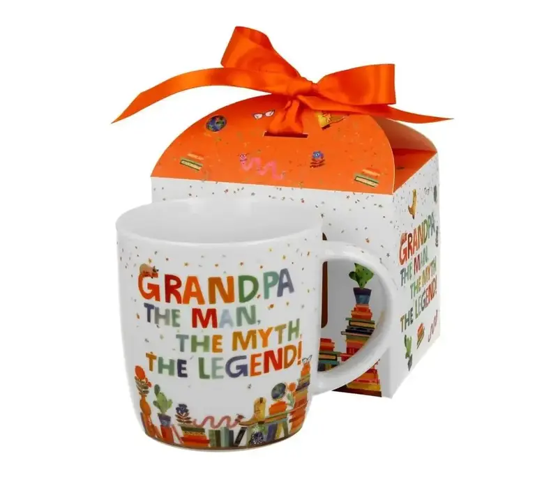 Tasse 400 ml,GRANDPA, coffret cadeau avec ruban