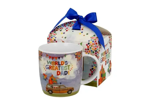 Duo Mug 400ml, DAD, ribbon giftbox