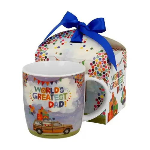 Tasse 400 ml, DAD, Geschenkbox mit Schleife 