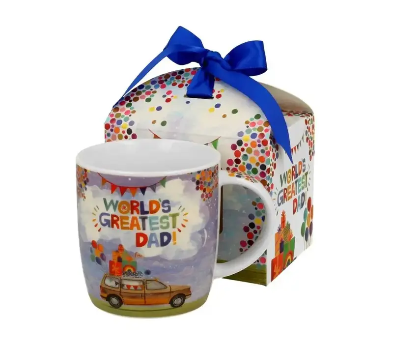 Tasse 400 ml, DAD, Geschenkbox mit Schleife