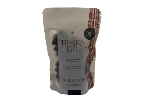 Tierralou Zongerijpte olijven met pit O'Gustinos 100 g