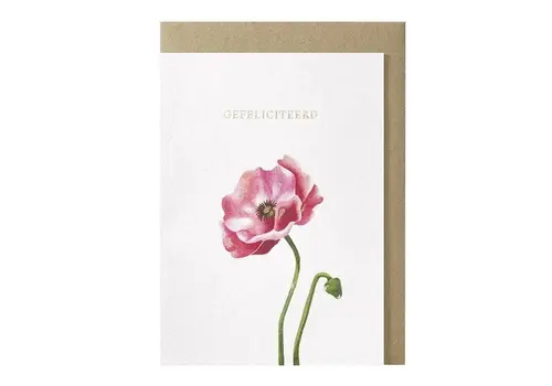 Papette Gefeliciteerd greeting card