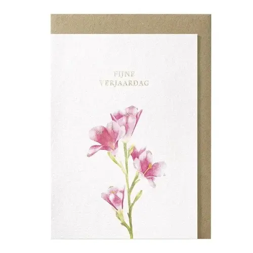 Fijne verjaardag greeting card 