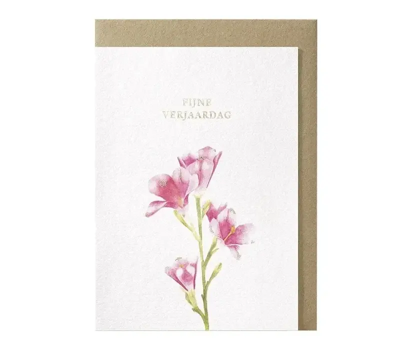 Fijne verjaardag greeting card