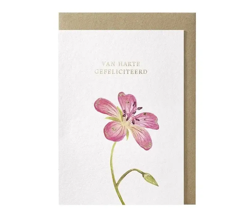Van harte gefeliciteerd greeting card