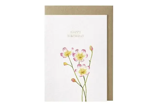 Papette Carte de vœux Happy birthday