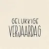 Carte cadeau - Gelukkige verjaardag