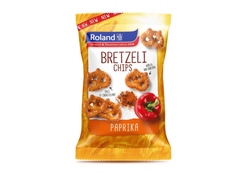 Roland Chips Bretzelli au paprika 180 g