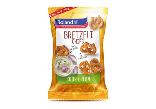 Roland Chips Bretzelli à la crème aigre 180 g
