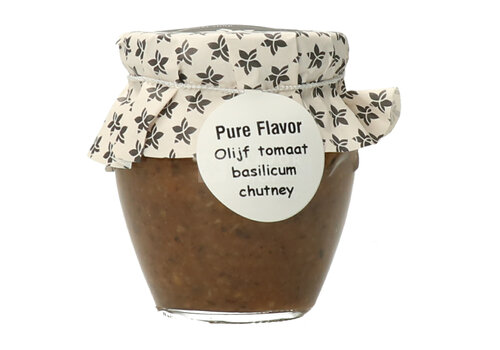 Pure Flavor Olive, tomato, basil chutney 212 g