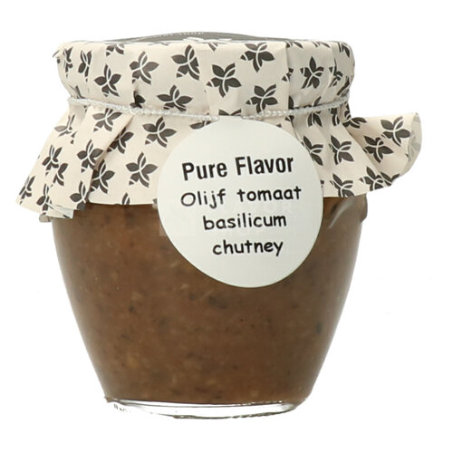 Olijf, tomaat, basilicum chutney 212 g 