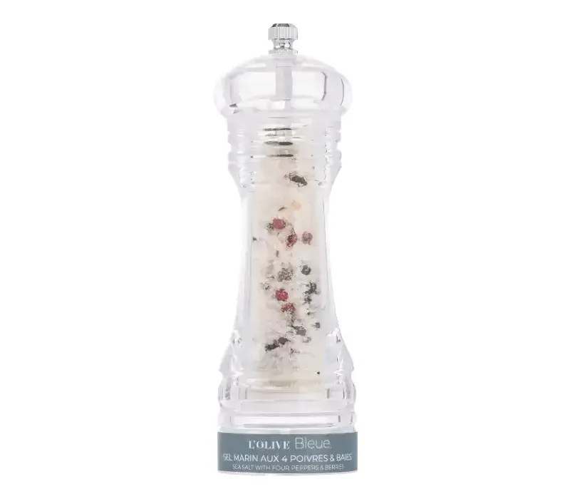 Zeezout met 4 bessen peper in luxe molen 45 g