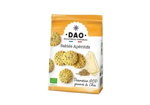 Dao Vorspeisenkekse mit Parmesan und Chiasamen, 100 g