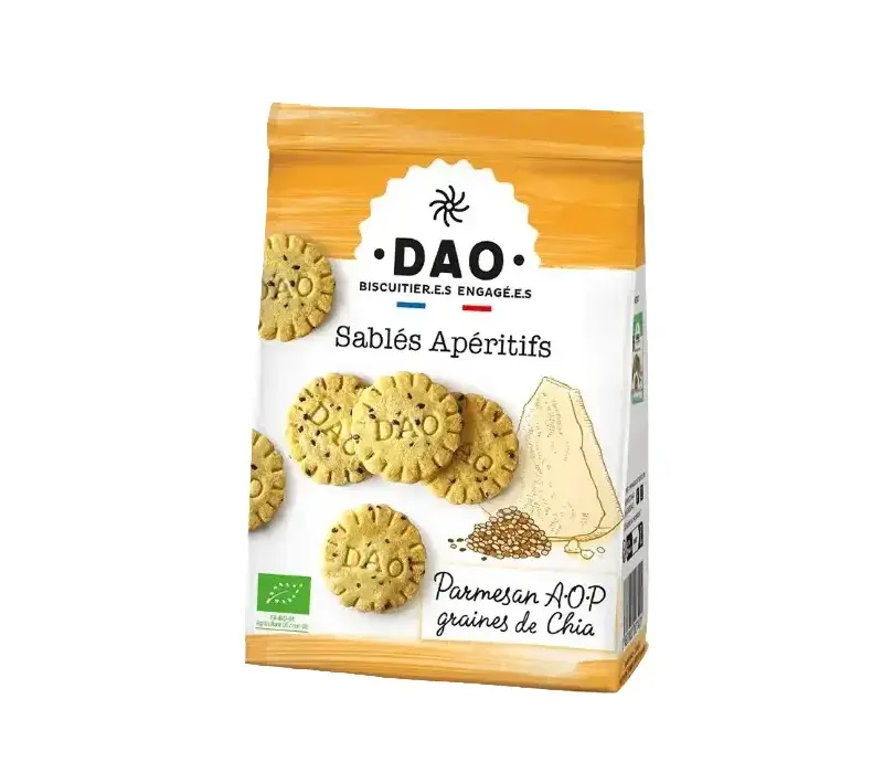 Aperitiefkoekjes met Parmezaan & chia 100 g
