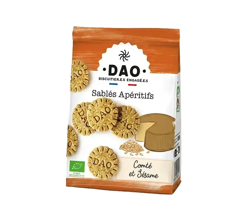 Biscuits apéritifs au Comté et au sésame 100 g