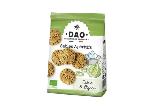 Dao Aperitiefkoekjes met room & ajuin 100 g