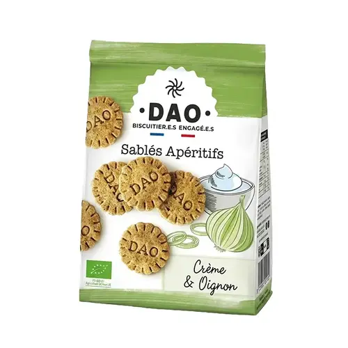 Biscuits apéritifs à la crème et à l'oignon 100 g 