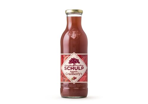 Schulp Appel & cranberrysap 75 cl