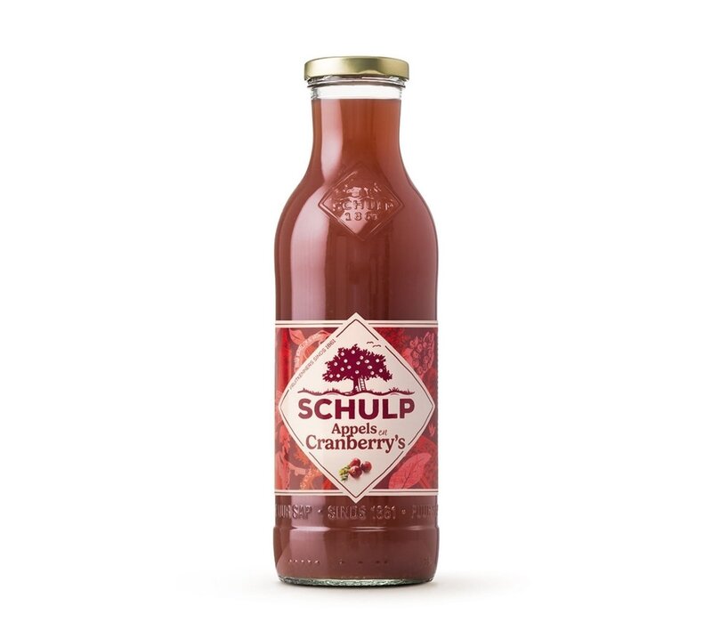 Apfel- und Cranberrysaft 75 cl