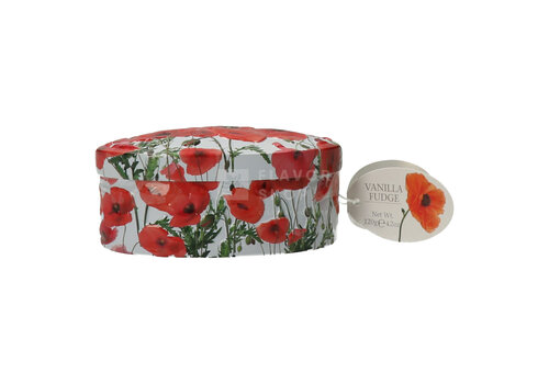 Vanilla Fudge Poppy tin - 120g