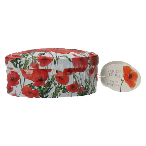 Vanilla Fudge Poppy tin - 120 g 