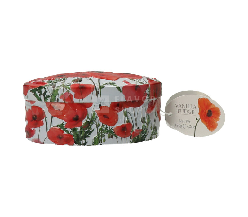 Vanilla Fudge Poppy tin - 120 g