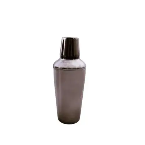 Shaker à cordonnier en acier inoxydable noir métallisé 