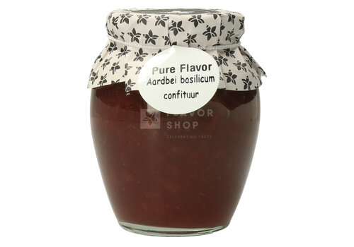 Pure Flavor Erdbeer-Basilikum-Marmelade 375 g