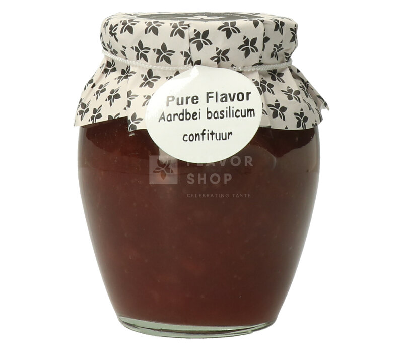 Confiture de fraises et basilic 375 g