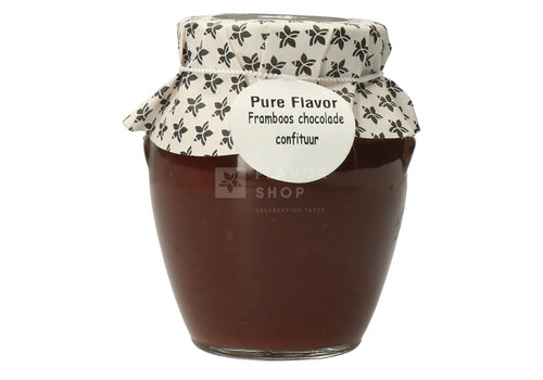 Pure Flavor Framboos & Chocolade Confituur 375 g*