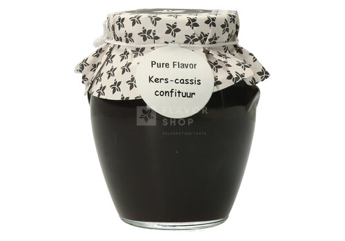 Pure Flavor Kersen & Cassis Confituur 375 g