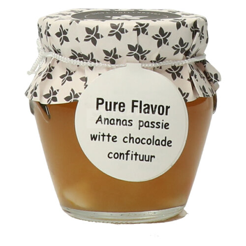 Ananas-, Passions- und weiße Schokoladenmarmelade 106 g 