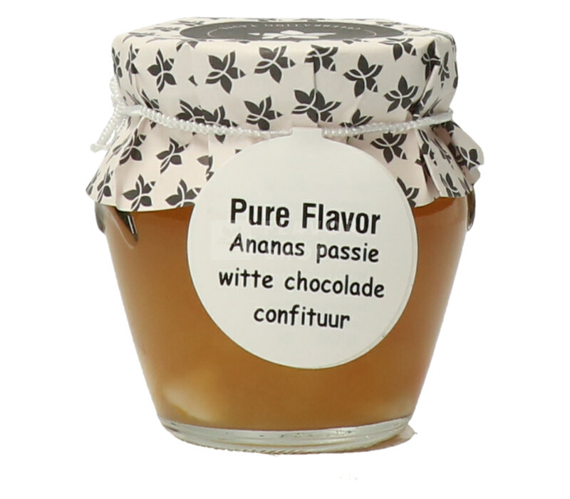 Ananas-, Passions- und weiße Schokoladenmarmelade 106 g