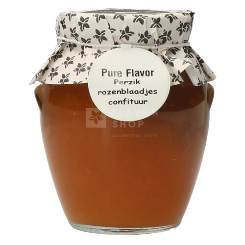 Pfirsich- und Rosenblütenmarmelade 375 g 