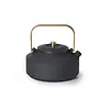Teekanne mit Filter „Ning“ – schwarz/gold, 0,8 l
