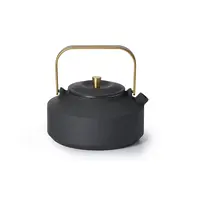 Théière avec filtre « Ning » - noir/or 0,8 L