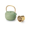 Teapot with filter "Yichu" - green-gold
