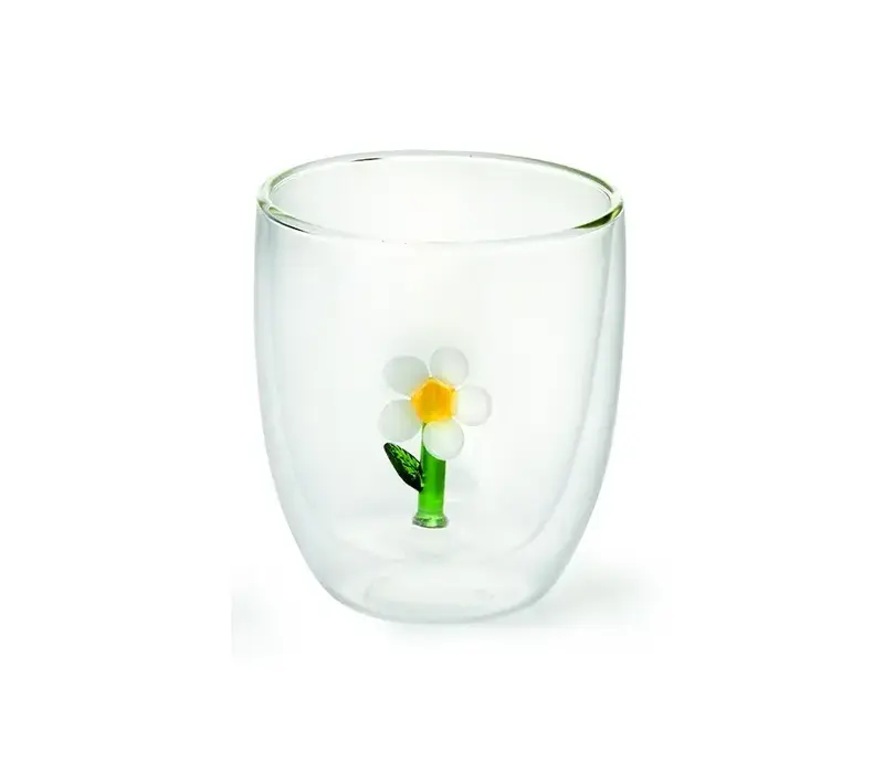 Verre à double paroi Flower 0,35 L