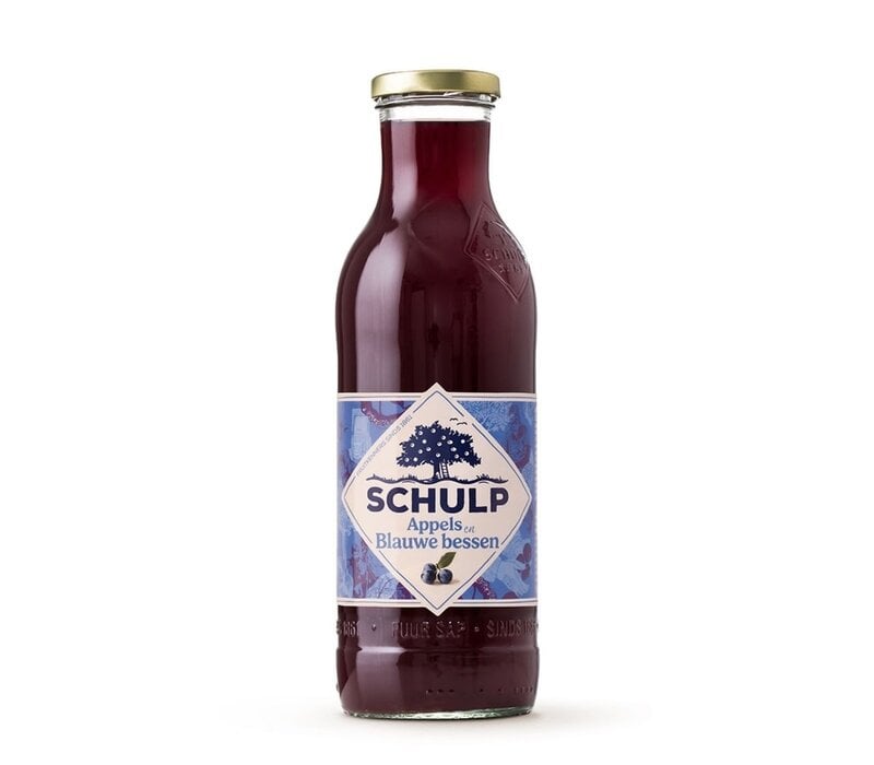 Appel- en Blauwe bessensap 75 cl