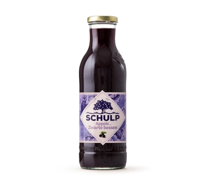 Appel- en Zwarte bessensap 75 cl