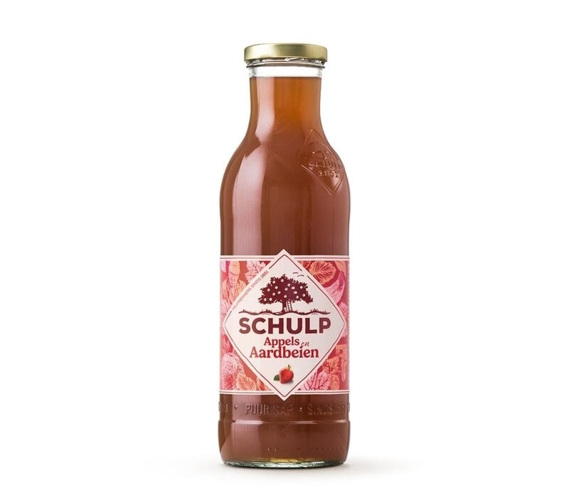 Appel- en Aardbeiensap 75 cl
