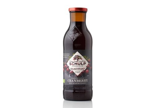Schulp Krachtsap Cranberry 75 cl BIO