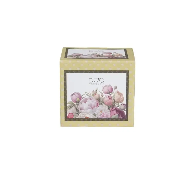 Flowers Barrel Becher mit integriertem Teesieb, 430 ml, Peonies, Geschenkbox