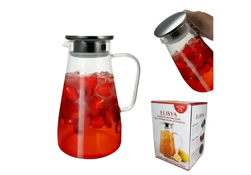 Carafe Elisya 1,8 L en borosilicate