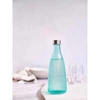 Fles met dop Atla 1 L D10,1xH28cm - Mineral Green