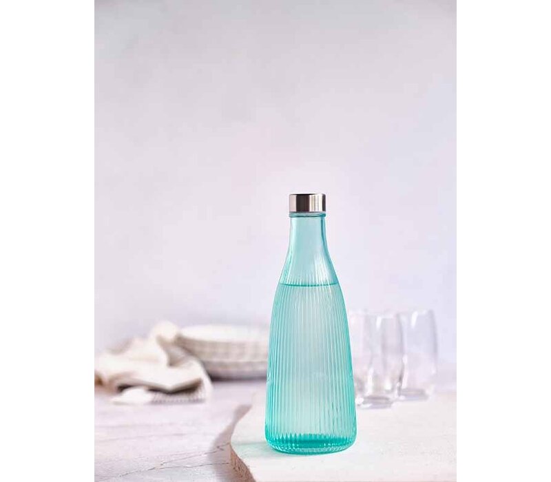 Bouteille avec bouchon Atla 1 L D10,1 x H28 cm - Mineral Green